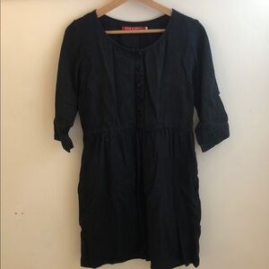 Pyne & Smith Black 3/4 Sleeve Dress